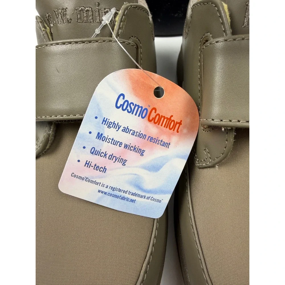 P.W. Minor Women's Tan Hook and Loop Strap Orthopedic‎ Comfort Shoes Size 5 M